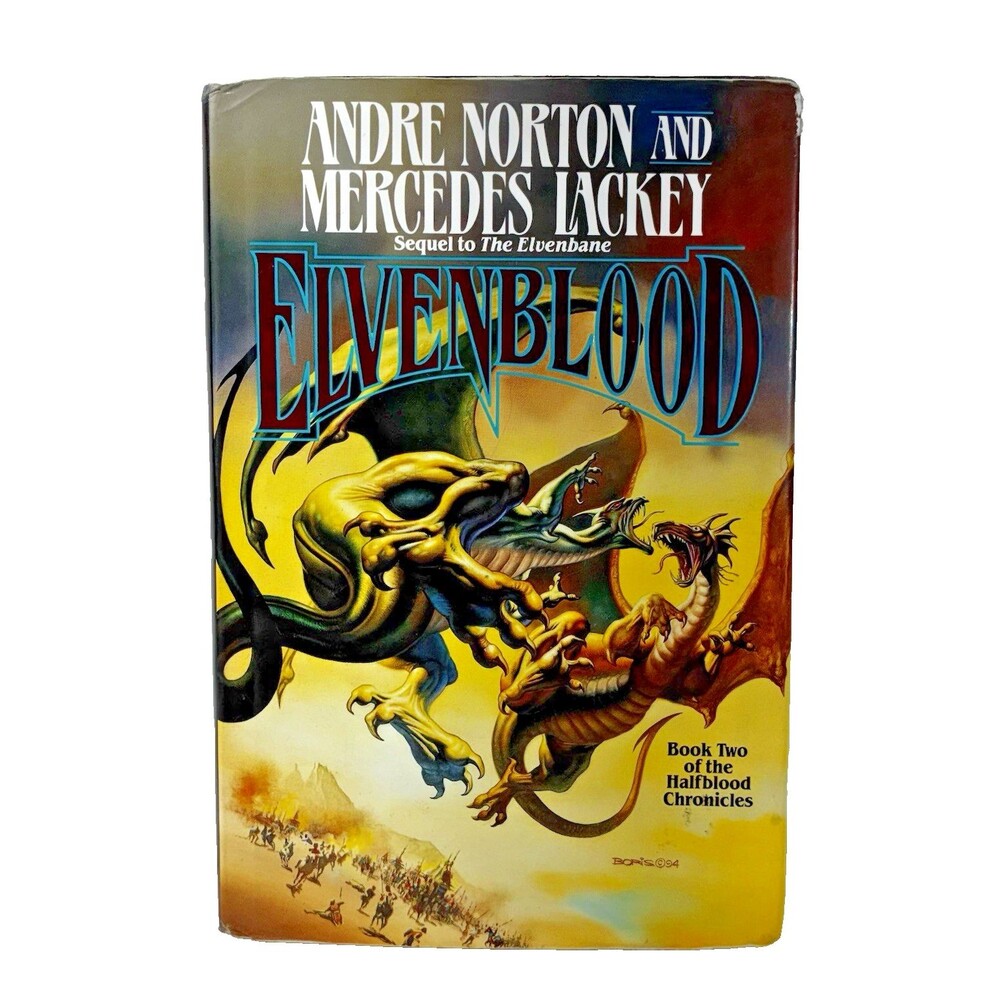 Elvenblood by Mercedes Lackey & Andre Norton Vintage 1995 1st Edition Hardback